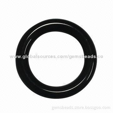 Fashion hoop earring in gemstone